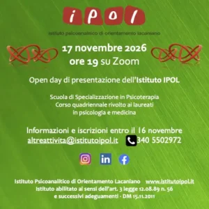 open day novembre 1